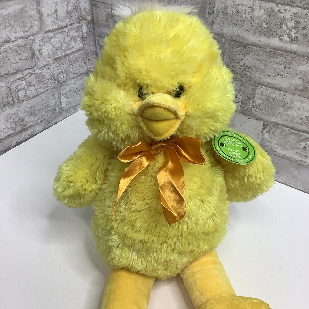 Build A Bear Plush Fuzzy Chick Duck Stuffed Animal Easter 16" Limited NWT Yellow